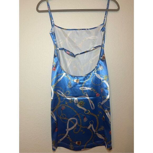 NWT Ser.o.ya Lillian Bodycon Dress in Nautical Blue - Picture 5 of 7